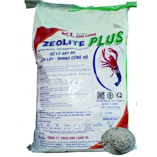 Zeolite Bột Plus Xanh Xám
